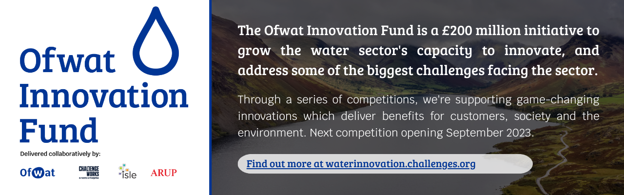Ofwat Innovation Fund - advert